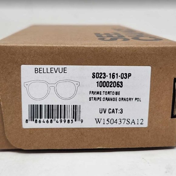 New Toms Bellevue polarized tortoise tort sunglasses 10002063